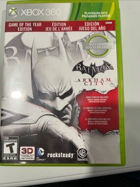 Xbox 360 Batman: Arkham City - Game of the Year Edition (Green/White Cover)